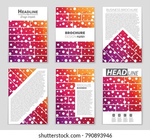 Abstract vector layout background set. For art template design, list, front page, mockup brochure theme style, banner, idea, cover, booklet, print, flyer, book, blank, card, ad, sign, sheet, a4