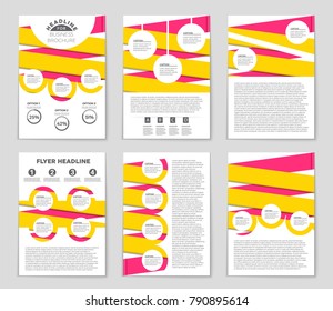 Abstract vector layout background set. For art template design, list, front page, mockup brochure theme style, banner, idea, cover, booklet, print, flyer, book, blank, card, ad, sign, sheet, a4.