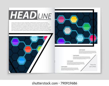 Abstract vector layout background set. For art template design, list, front page, mockup brochure theme style, banner, idea, cover, booklet, print, flyer, book, blank, card, ad, sign, sheet, a4.