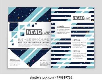 Abstract vector layout background set. For art template design, list, front page, mockup brochure theme style, banner, idea, cover, booklet, print, flyer, book, blank, card, ad, sign, sheet, a4