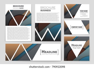 Abstract vector layout background set. For art template design, list, front page, mockup brochure theme style, banner, idea, cover, booklet, print, flyer, book, blank, card, ad, sign, sheet,, a4.