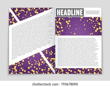 Abstract vector layout background set. For art template design, list, front page, mockup brochure theme style, banner, idea, cover, booklet, print, flyer, book, blank, card, ad, sign, sheet, a4.