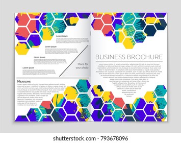 Abstract vector layout background set. For art template design, list, front page, mockup brochure theme style, banner, idea, cover, booklet, print, flyer, book, blank, card, ad, sign, sheet, a4