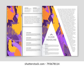 Abstract vector layout background set. For art template design, list, front page, mockup brochure theme style, banner, idea, cover, booklet, print, flyer, book, blank, card, ad, sign, sheet, a4