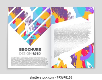 Abstract vector layout background set. For art template design, list, front page, mockup brochure theme style, banner, idea, cover, booklet, print, flyer, book, blank, card, ad, sign, sheet, a4