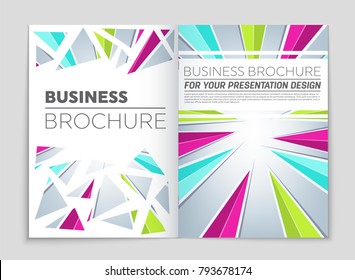Abstract vector layout background set. For art template design, list, front page, mockup brochure theme style, banner, idea, cover, booklet, print, flyer, book, blank, card, ad, sign, sheet, a4.
