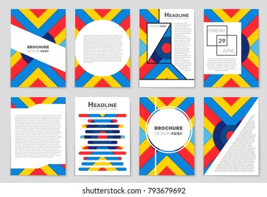 Abstract vector layout background set. For art template design, list, front page, mockup brochure theme style, banner, idea, cover, booklet, print, flyer, book, blank, card, ad, sign, sheet,, a4.