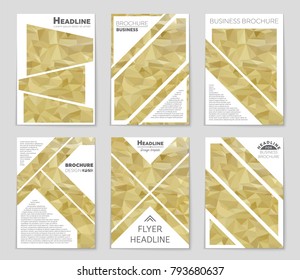 Abstract vector layout background set. For art template design, list, front page, mockup brochure theme style, banner, idea, cover, booklet, print, flyer, book, blank, card, ad, sign, sheet, a4