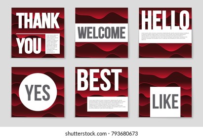 Abstract vector layout background set. For art template design, list, front page, mockup brochure theme style, banner, idea, cover, booklet, print, flyer, book, blank, card, ad, sign, sheet, a4.