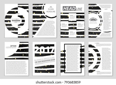 Abstract vector layout background set. For art template design, list, front page, mockup brochure theme style, banner, idea, cover, booklet, print, flyer, book, blank, card, ad, sign, sheet, a4