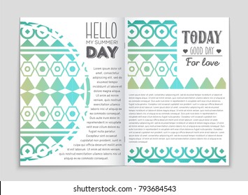 Abstract vector layout background set. For art template design, list, front page, mockup brochure theme style, banner, idea, cover, booklet, print, flyer, book, blank, card, ad, sign, sheet, a4.