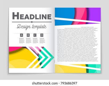 Abstract vector layout background set. For art template design, list, front page, mockup brochure theme style, banner, idea, cover, booklet, print, flyer, book, blank, card, ad, sign, sheet,, a4.