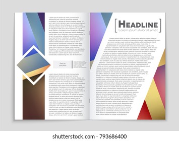 Abstract vector layout background set. For art template design, list, front page, mockup brochure theme style, banner, idea, cover, booklet, print, flyer, book, blank, card, ad, sign, sheet, a4
