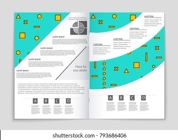 Abstract vector layout background set. For art template design, list, front page, mockup brochure theme style, banner, idea, cover, booklet, print, flyer, book, blank, card, ad, sign, sheet, a4.