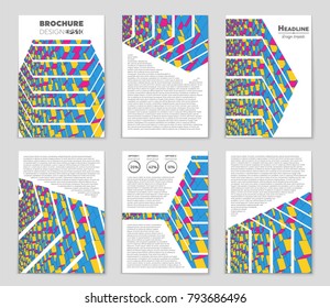 Abstract vector layout background set. For art template design, list, front page, mockup brochure theme style, banner, idea, cover, booklet, print, flyer, book, blank, card, ad, sign, sheet, a4