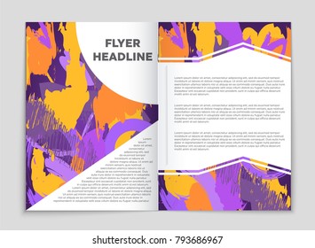Abstract vector layout background set. For art template design, list, front page, mockup brochure theme style, banner, idea, cover, booklet, print, flyer, book, blank, card, ad, sign, sheet, a4