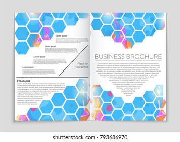 Abstract vector layout background set. For art template design, list, front page, mockup brochure theme style, banner, idea, cover, booklet, print, flyer, book, blank, card, ad, sign, sheet, a4