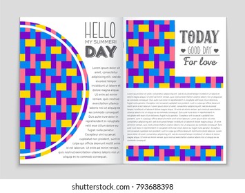 Abstract vector layout background set. For art template design, list, front page, mockup brochure theme style, banner, idea, cover, booklet, print, flyer, book, blank, card, ad, sign, sheet, a4