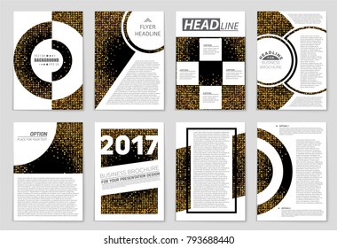 Abstract vector layout background set. For art template design, list, front page, mockup brochure theme style, banner, idea, cover, booklet, print, flyer, book, blank, card, ad, sign, sheet, a4