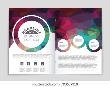 Abstract vector layout background set. For art template design, list, front page, mockup brochure theme style, banner, idea, cover, booklet, print, flyer, book, blank, card, ad, sign, sheet, a4