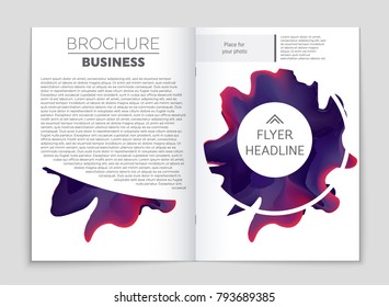 Abstract vector layout background set. For art template design, list, front page, mockup brochure theme style, banner, idea, cover, booklet, print, flyer, book, blank, card, ad, sign, sheet, a4