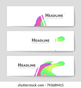 Abstract vector layout background set. For art template design, list, front page, mockup brochure theme style, banner, idea, cover, booklet, print, flyer, book, blank, card, ad, sign, sheet, a4