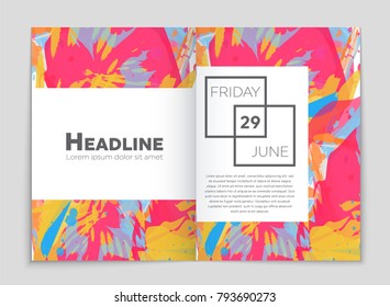 Abstract vector layout background set. For art template design, list, front page, mockup brochure theme style, banner, idea, cover, booklet, print, flyer, book, blank, card, ad, sign, sheet, a4