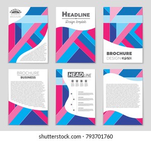 Abstract vector layout background set. For art template design, list, front page, mockup brochure theme style, banner, idea, cover, booklet, print, flyer, book, blank, card, ad, sign, sheet, a4