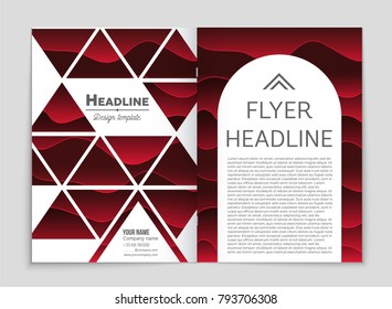 Abstract vector layout background set. For art template design, list, front page, mockup brochure theme style, banner, idea, cover, booklet, print, flyer, book, blank, card, ad, sign, sheet, a4.