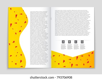 Abstract vector layout background set. For art template design, list, front page, mockup brochure theme style, banner, idea, cover, booklet, print, flyer, book, blank, card, ad, sign, sheet, a4
