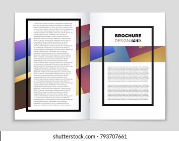 Abstract vector layout background set. For art template design, list, front page, mockup brochure theme style, banner, idea, cover, booklet, print, flyer, book, blank, card, ad, sign, sheet, a4