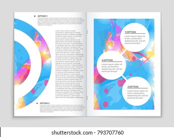Abstract vector layout background set. For art template design, list, front page, mockup brochure theme style, banner, idea, cover, booklet, print, flyer, book, blank, card, ad, sign, sheet, a4