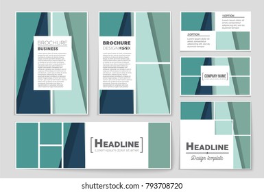Abstract vector layout background set. For art template design, list, front page, mockup brochure theme style, banner, idea, cover, booklet, print, flyer, book, blank, card, ad, sign, sheet,, a4.