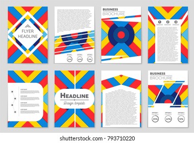 Abstract vector layout background set. For art template design, list, front page, mockup brochure theme style, banner, idea, cover, booklet, print, flyer, book, blank, card, ad, sign, sheet,, a4.