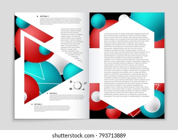 Abstract vector layout background set. For art template design, list, front page, mockup brochure theme style, banner, idea, cover, booklet, print, flyer, book, blank, card, ad, sign, sheet, a4.