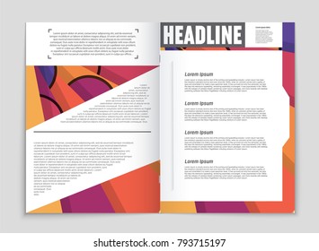 Abstract vector layout background set. For art template design, list, front page, mockup brochure theme style, banner, idea, cover, booklet, print, flyer, book, blank, card, ad, sign, sheet,, a4.