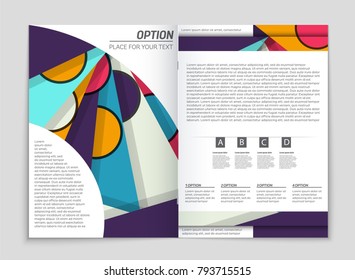 Abstract vector layout background set. For art template design, list, front page, mockup brochure theme style, banner, idea, cover, booklet, print, flyer, book, blank, card, ad, sign, sheet,, a4.