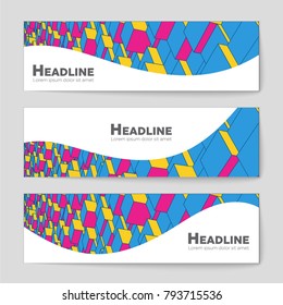 Abstract vector layout background set. For art template design, list, front page, mockup brochure theme style, banner, idea, cover, booklet, print, flyer, book, blank, card, ad, sign, sheet, a4