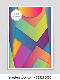 Abstract vector layout background for web and mobile app, art template design, list, page, mockup brochure theme style, banner, idea, cover, booklet, print, flyer, book, blank, card, ad, sign, sheet.