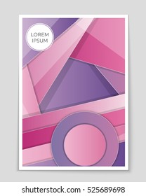 Abstract vector layout background for web and mobile app, art template design, list, page, mockup brochure theme style, banner, idea, cover, booklet, print, flyer, book, blank, card, ad, sign, sheet.