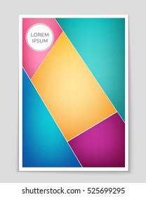 Abstract vector layout background for web and mobile app, art template design, list, page, mockup brochure theme style, banner, idea, cover, booklet, print, flyer, book, blank, card, ad, sign, sheet.