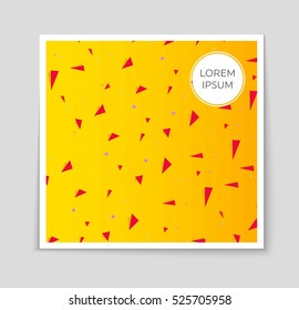 Abstract vector layout background for web and mobile app, art template design, list, page, mockup brochure theme style, banner, idea, cover, booklet, print, flyer, book, blank, card, ad, sign, sheet.