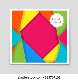 Abstract vector layout background for web and mobile app, art template design, list, page, mockup brochure theme style, banner, idea, cover, booklet, print, flyer, book, blank, card, ad, sign, sheet.