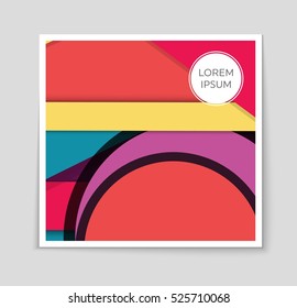 Abstract vector layout background for web and mobile app, art template design, list, page, mockup brochure theme style, banner, idea, cover, booklet, print, flyer, book, blank, card, ad, sign, sheet.