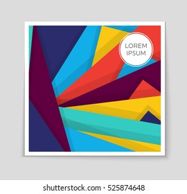 Abstract vector layout background for web and mobile app, art template design, list, page, mockup brochure theme style, banner, idea, cover, booklet, print, flyer, book, blank, card, ad, sign, sheet.