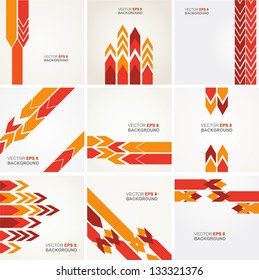 Abstract vector layout design