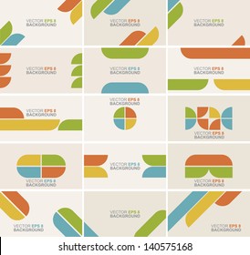 Abstract vector layout design