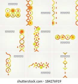 Abstract vector layout design