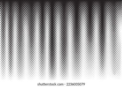 abstract vector layout with halftone curtain