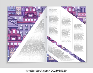 Abstract vector layout house background set. For art template design, list, page, mockup brochure theme style, banner, idea, cover, booklet, print, flyer, book, blank, card, ad, sign, sheet, flyer, a4